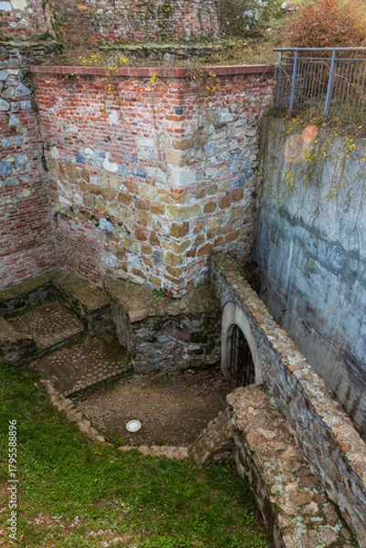 Obraz Brick walls of Oradea fortress, medieval fortification. Oradea, Romania