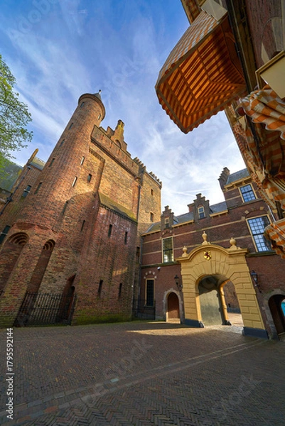 Fototapeta Binnenhof - a complex of the official buildings in the center of Hague, Netherlands