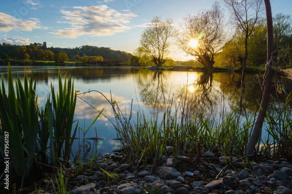 Obraz Sunset at Kemnade