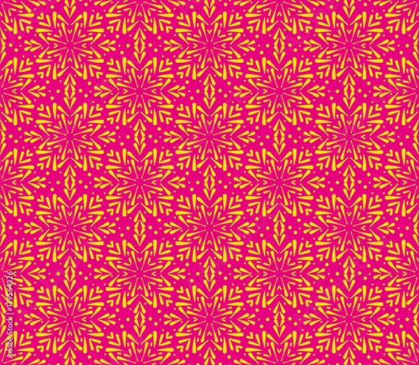 Obraz vector seamless pattern, pink color, abstract background