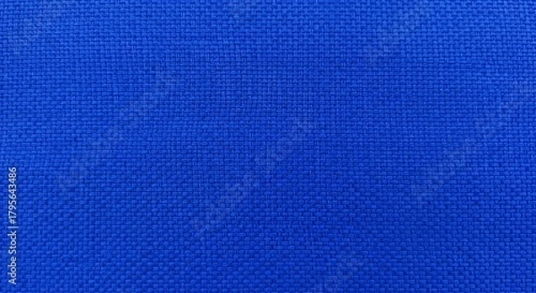 Fototapeta Rich Indigo Blue Textile Background Featuring A Highly Detailed Macro View Of Durable Woven Synthetic Fibers Creating A Uniform And Seamless Surface Pattern Perfect For Abstract Digital Art