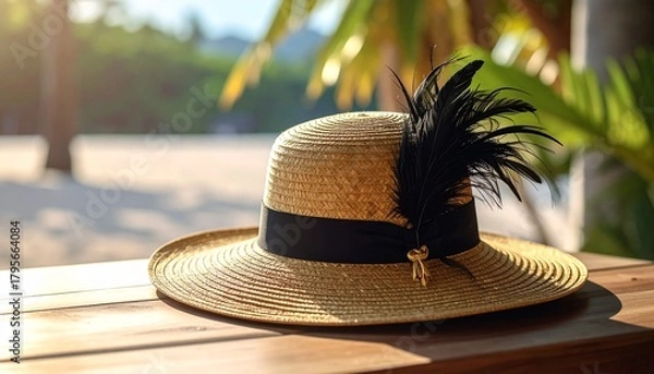 Obraz Feathered Straw Elegance