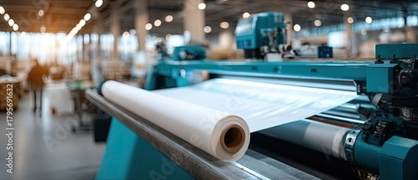 Fototapeta Brightly colored paint canisters are lined up on a shelf, ideal for artists to choose their favorites for upcoming projects