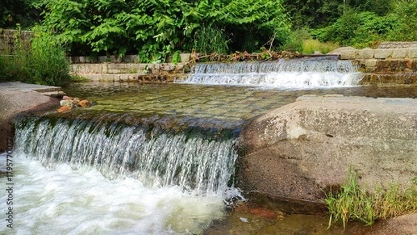 Obraz Górski wodospad 