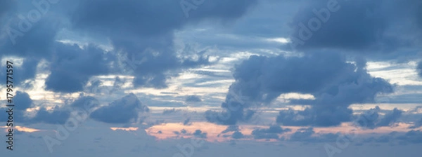 Obraz Beautiful sky with cloudscape