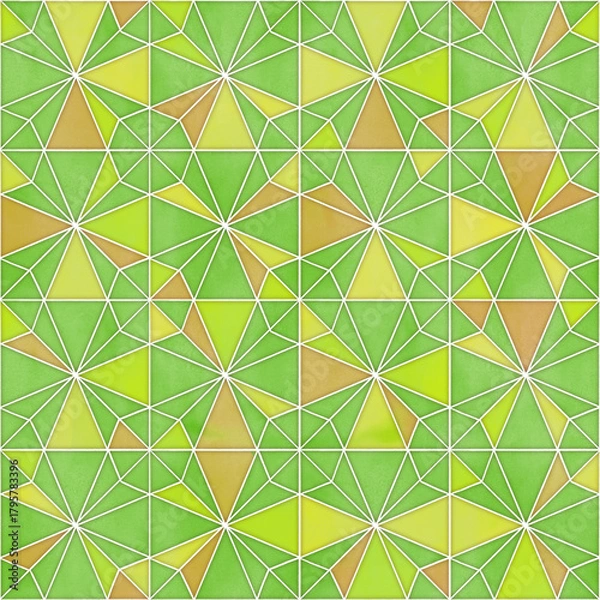 Fototapeta seamless pattern with geometric shapes