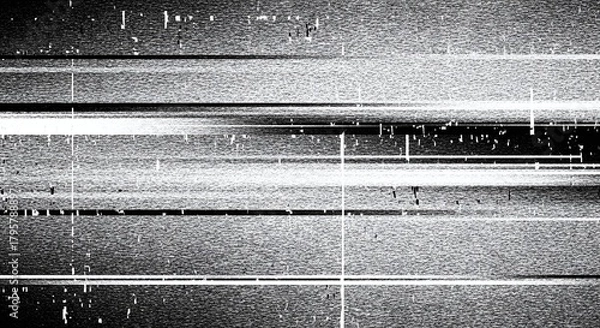 Fototapeta Digital Glitch Static Noise Abstract Background Texture