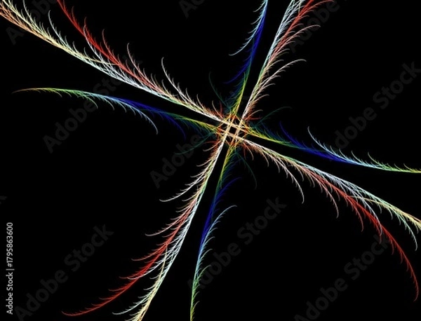 Fototapeta Imaginatory fractal abstract background Image