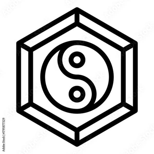 Obraz decoration icon vector