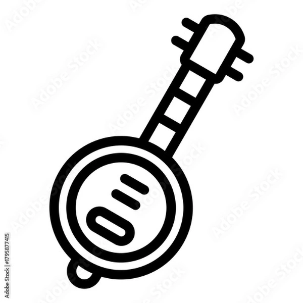 Obraz yueqin icon vector