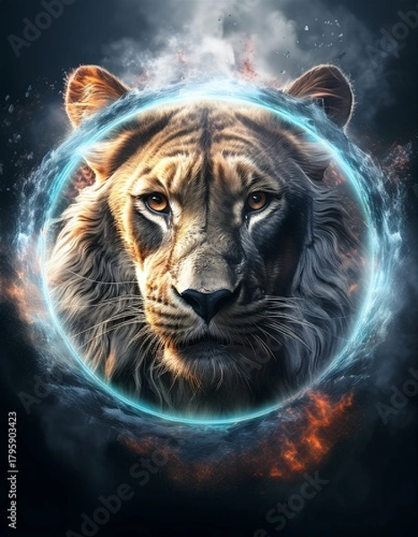 Obraz tiger in the night