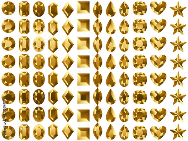 Obraz ラインストーン1、1金