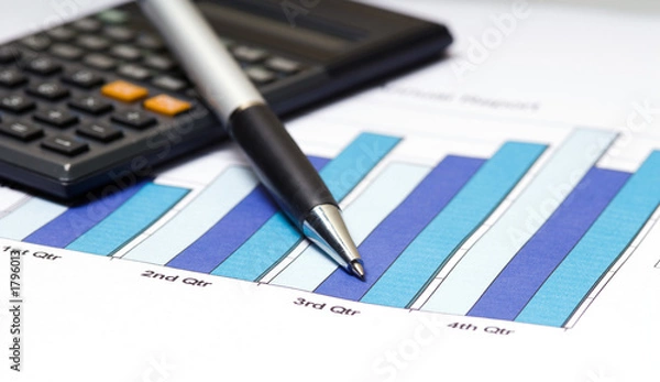 Fototapeta calculator