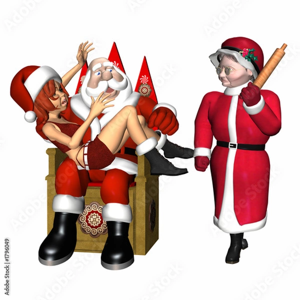 Obraz santa and helper 2