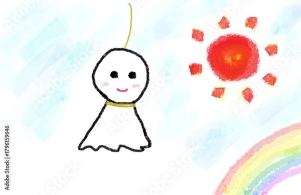 Fototapeta てるてる坊主