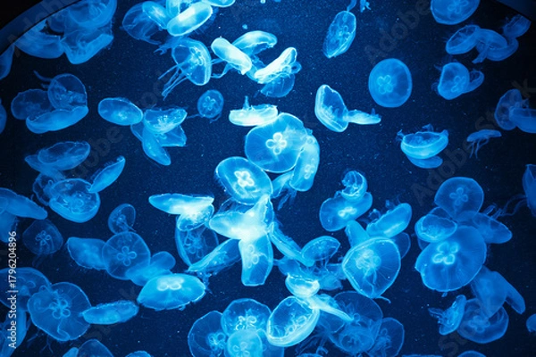 Obraz 静寂に漂う青の舞