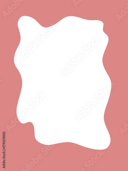 Obraz frame with flowy border