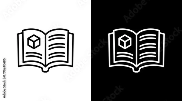 Obraz Catalog  White Icon Set Design