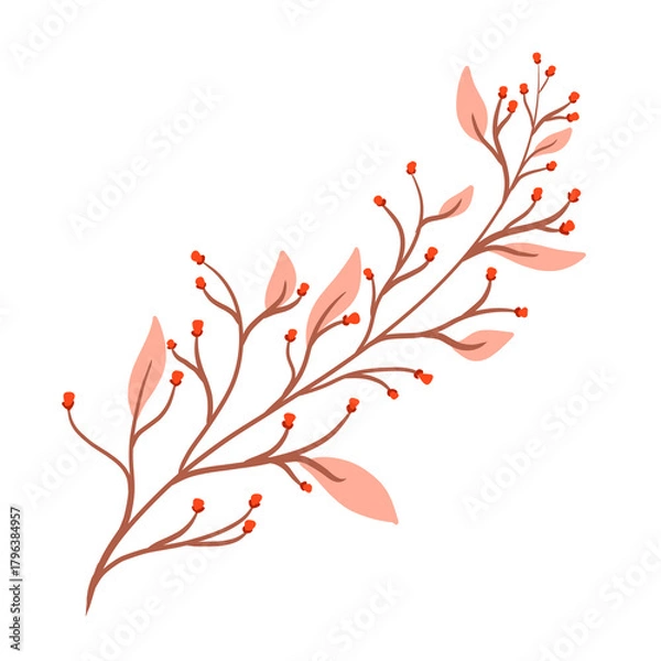 Obraz autumn tree branch