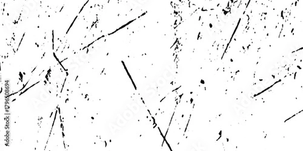 Obraz Abstract white and black grunge dust particle and dust grain texture. old grunge texture with scratches and cracks paint wall texture. dust overlay distress grain with scratch grunge urban background.