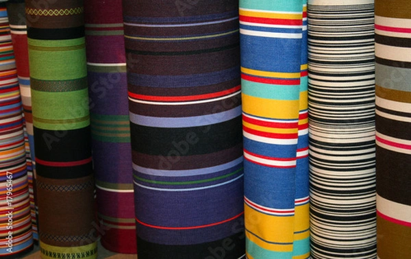 Obraz rouleaux de tissus