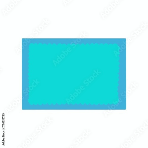 Obraz blue blank paper