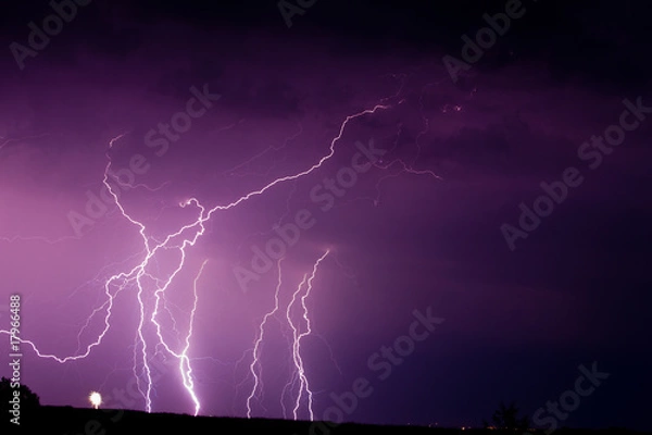 Fototapeta thunderbolt