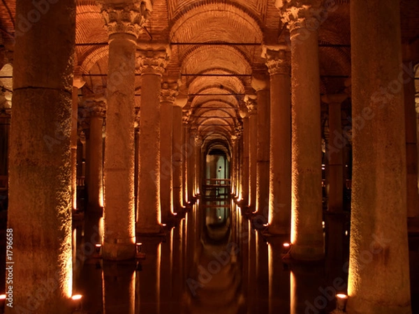 Fototapeta basilica cistern in istanbul