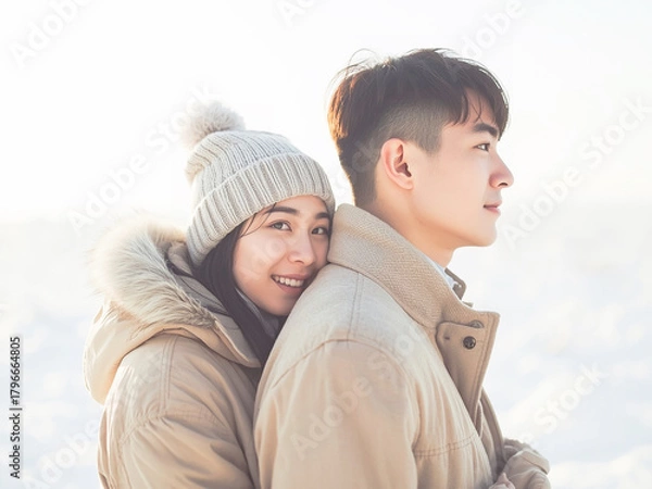 Obraz 温かみを感じる背中