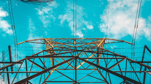 Obraz Power Line Abstract