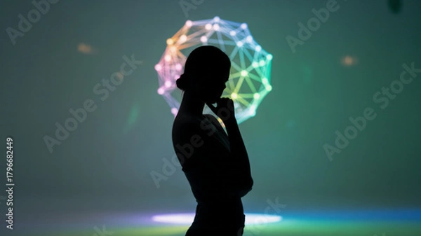 Obraz 人間とAIの影