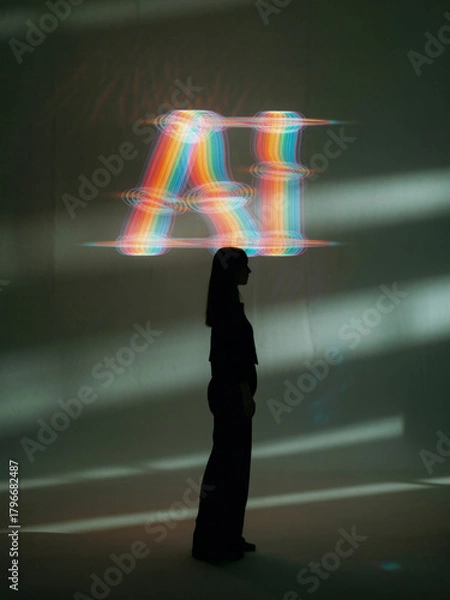 Obraz 人間とAIの影