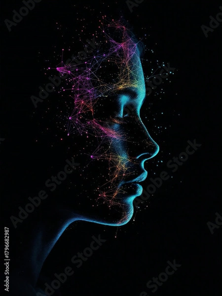 Obraz 人間とAIの影