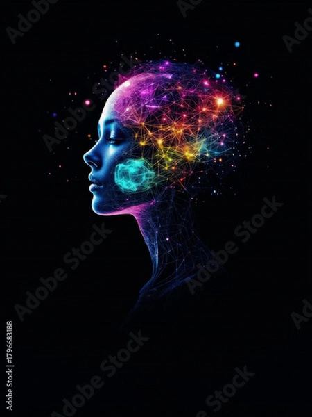 Obraz 人間とAIの影