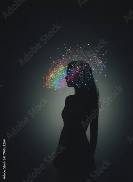 Obraz 人間とAIの影