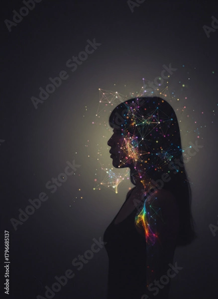 Obraz 人間とAIの影