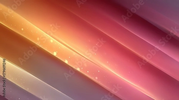 Fototapeta A vibrant abstract design featuring flowing gradients of pink, orange, and soft hues, evoking a sense of warmth and lightness, golden Christmas background