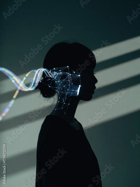 Obraz 人間とAIの影