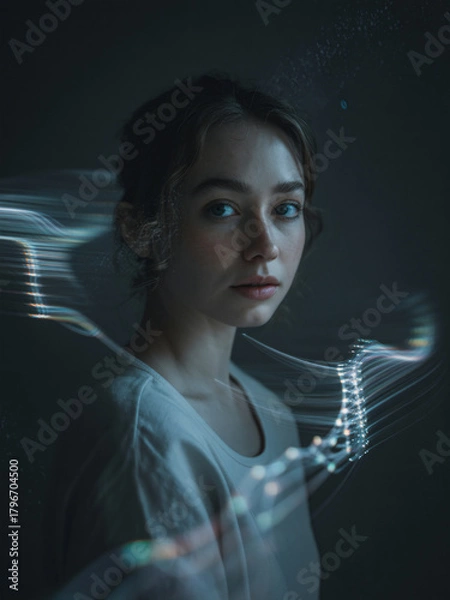 Obraz 人間とAIの影