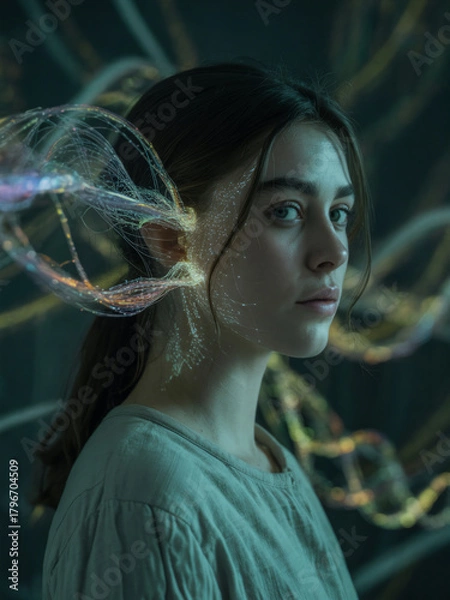 Obraz 人間とAIの影