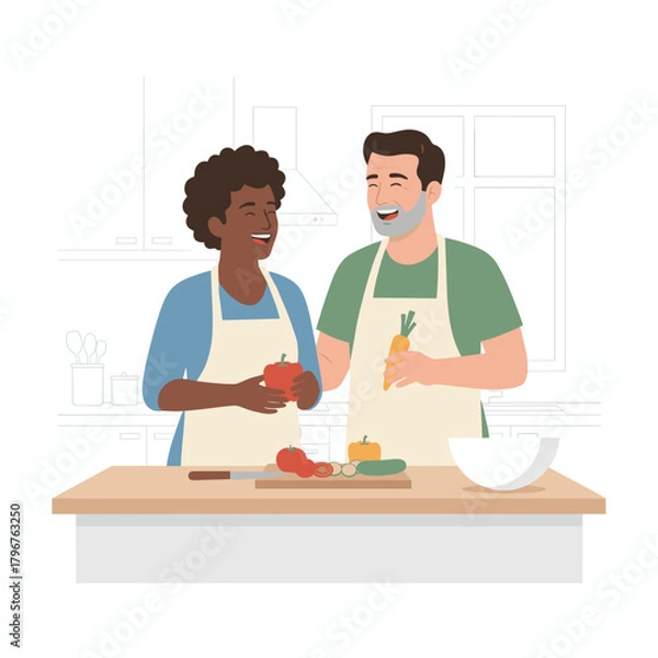 Fototapeta Three friends celebrating with sparklers in winter attire indoors  