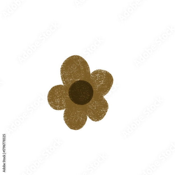 Obraz Cute Flower Crayons 