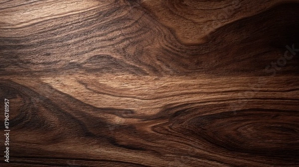 Fototapeta A pair of oiled walnut planks with organic swirls and discreet monetary detailing, exuding warmth and sophistication.