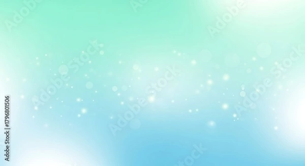 Fototapeta Dreamy pastel gradient background with sparkling bokeh lights creating a magical, ethereal mood for elegant designs and creative projects