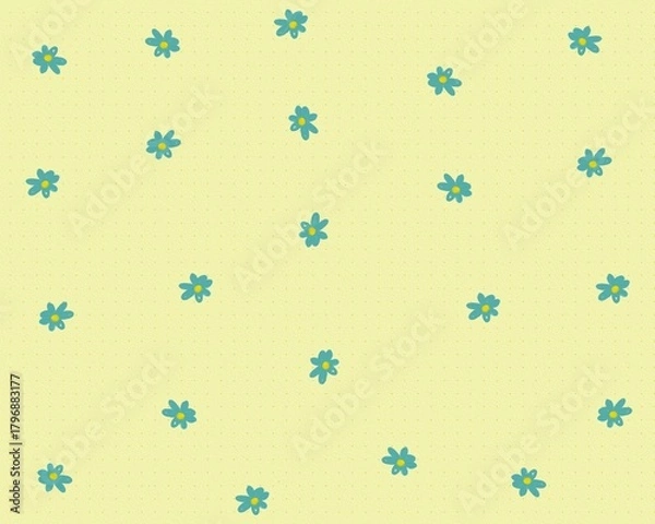 Fototapeta seamless floral pattern
