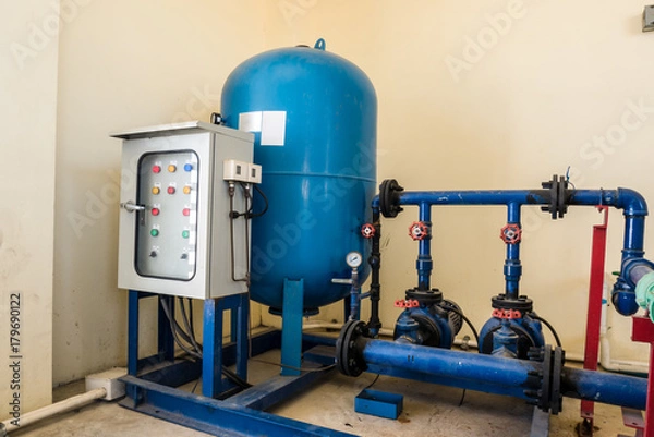 Fototapeta booster pump system