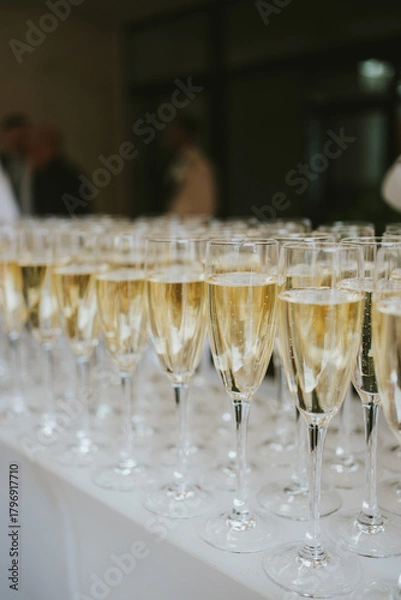 Obraz glasses of champagne