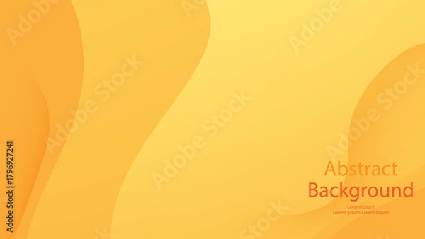 Obraz warm and orange color background abstract art vector