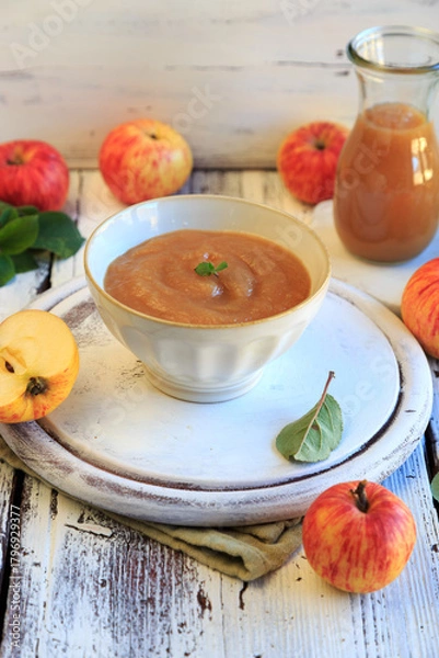 Obraz Selbstgemachtes Apfelmus 
