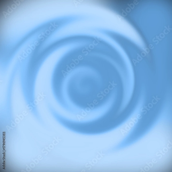 Obraz Abstract blue spiral wave liquid pattern with motion light texture